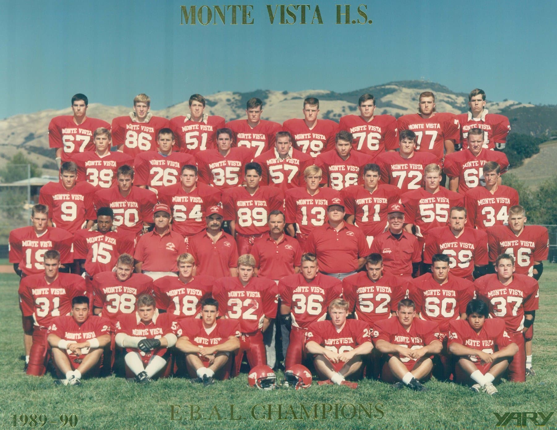 1989 Monte Vista Mustangs